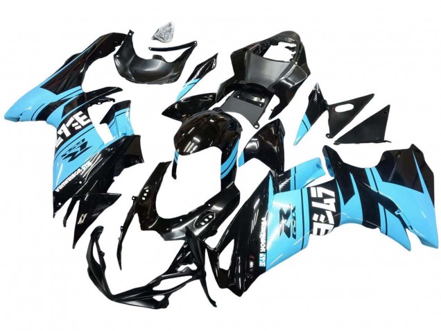 Online Negro Brillante Azul Claro Carenado Moto Suzuki GSXR 600 / GSXR 750 2011-2024