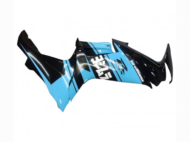Online Negro Brillante Azul Claro Carenado Moto Suzuki GSXR 600 / GSXR 750 2011-2024