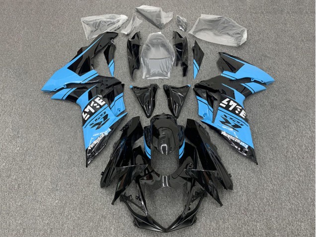 Online Negro Brillante Azul Claro Carenado Moto Suzuki GSXR 600 / GSXR 750 2011-2024