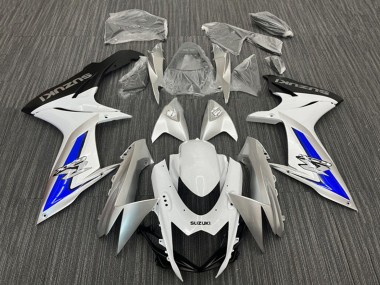Online Blanco Plata Azul Negro Carenado Moto Suzuki GSXR 600 / GSXR 750 2011-2024