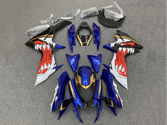Online Azul Oro Rojo Negro Carenado Moto Suzuki GSXR 600 / GSXR 750 2011-2024
