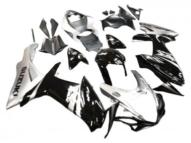 Online Negro Brillante Plata Carenados Moto Suzuki GSXR 600 / GSXR 750 2011-2024