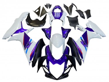 Online Azul Púrpura Blanco Carenado Moto Suzuki GSXR 600 / GSXR 750 2011-2024