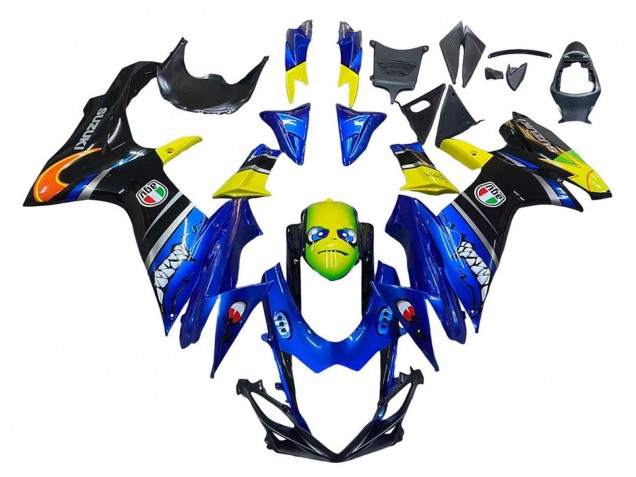 Online Azul Amarillo Carenado Moto Suzuki GSXR 600 / GSXR 750 2011-2024