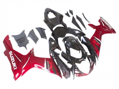 Online Rojo Negro Brillante Carenados Moto Suzuki GSXR 600 / GSXR 750 2011-2024
