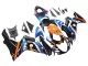 Online Azul Claro Naranja Negro Blanco Tiburón 46 Carenado Moto Suzuki GSXR 600 / GSXR 750 2011-2024