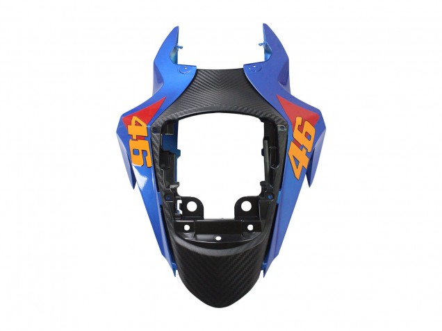 Online Azul Claro Naranja Negro Blanco Tiburón 46 Carenado Moto Suzuki GSXR 600 / GSXR 750 2011-2024