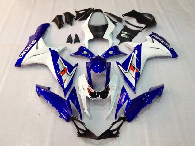 Online Azul Blanco Carenado Moto Suzuki GSXR 600 / GSXR 750 2011-2024