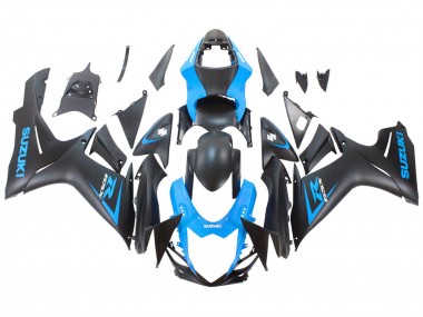 Online Azul Negro Mate Carenados Moto Suzuki GSXR 600 / GSXR 750 2011-2024