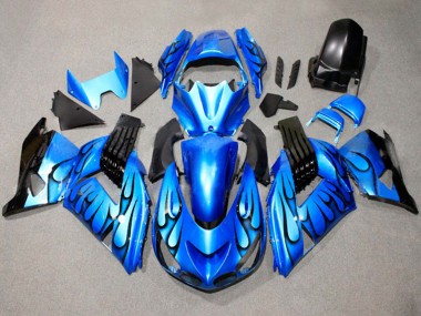 Online Azul Negro Llama Carenado Moto Suzuki GSXR 600 / GSXR 750 2011-2024