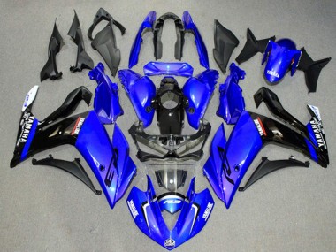 Online Azul Negro Brillante Carenado Moto Yamaha YZF R3/R25 2015-2018
