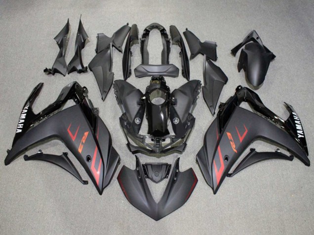 Online Negro Brillante Negro Mate Rojo Carenado Moto Yamaha YZF R3/R25 2015-2018