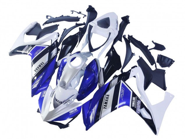 Online Blanco Azul Negro Yamalube Carenado Moto Yamaha YZF R3/R25 2015-2018