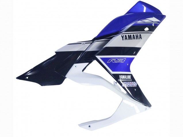 Online Blanco Azul Negro Yamalube Carenado Moto Yamaha YZF R3/R25 2015-2018