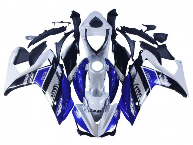 Online Blanco Azul Negro Yamalube Carenado Moto Yamaha YZF R3/R25 2015-2018