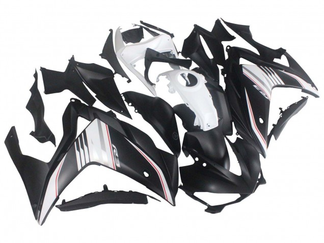 Online Blanco Rojo Negro Mate Carenados Moto Yamaha YZF R3/R25 2015-2018