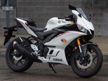 Online Blanco Rojo Carenado Moto Yamaha YZF R3/R25 2015-2018