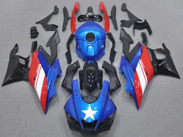 Online Azul Blanco Rojo Negro Carenado Moto Yamaha YZF R3/R25 2015-2018