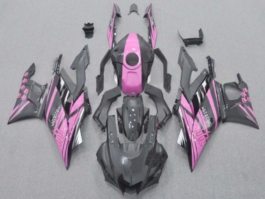 Online Rosa Negro Brillante Carenado Moto Yamaha YZF R3/R25 2015-2018