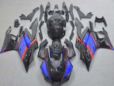 Online Azul Rojo Negro Brillante Carenado Moto Yamaha YZF R3/R25 2015-2018