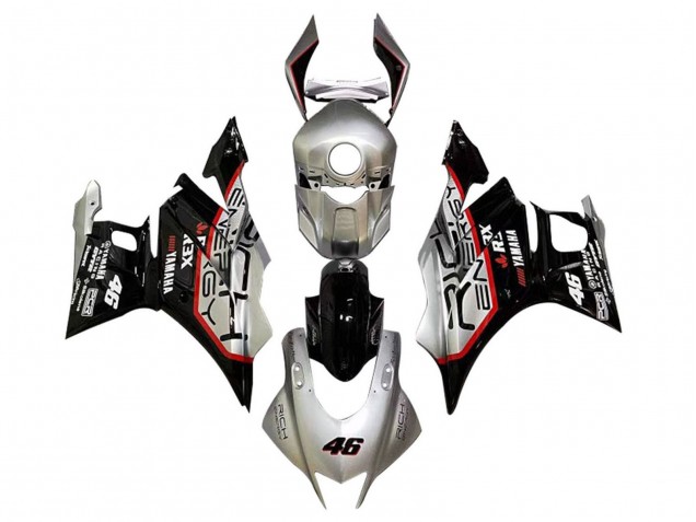 Online Plata Rojo Negro 46 Carenado Moto Yamaha YZF R3/R25 2019-2021
