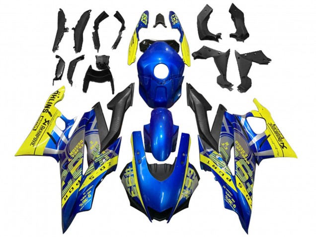 Online Amarillo Azul Negro Motul Carenado Moto Yamaha YZF R3/R25 2019-2021