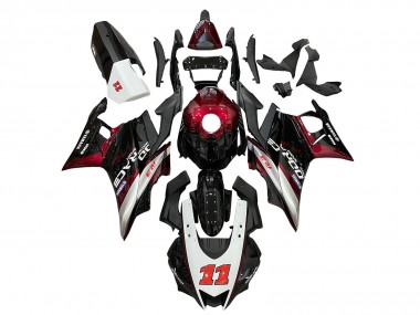 Online Blanco Rojo Negro 11 Carenado Moto Yamaha YZF R3/R25 2019-2021