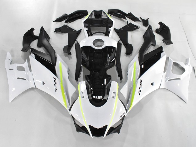 Online Blanco Verde Negro Carenado Moto Yamaha YZF R3/R25 2019-2021