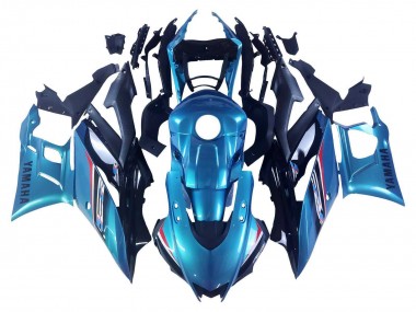 Online Azul Blanco Rojo Negro Carenados Moto Yamaha YZF R3/R25 2022-2024
