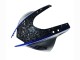 Online Marble Negro Plata Azul Falsificado FibraCarbono Estilo Carenado Moto Yamaha YZF R3/R25 2022-2024