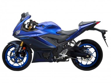 Online Azul Negro Mate Carenados Moto Yamaha YZF R3/R25 2022-2024