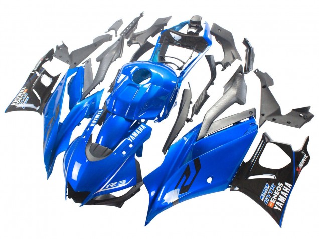 Online Azul Negro ENEOS Carenado Moto Yamaha YZF R3/R25 2022-2024