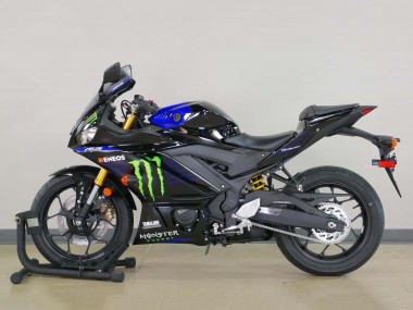 Online Azul Verde Negro Monstruo Yamalube ENEOS Carenado Moto Yamaha YZF R3/R25 2022-2024