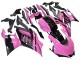Online Rosa Negro Brillante Monstruo Carenado Moto Yamaha YZF R3/R25 2022-2024
