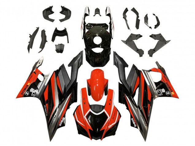 Online Rojo Gris Negro ENEOS Carenado Moto Yamaha YZF R3/R25 2022-2024