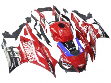 Online Rojo Azul Negro Lenovo Valsir Carenado Moto Yamaha YZF R3/R25 2022-2024