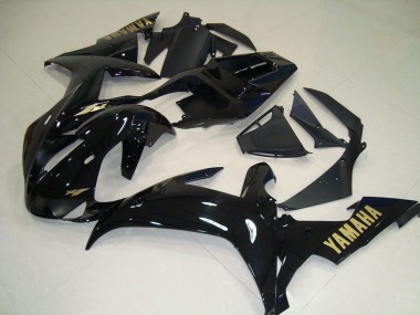 Online Negro Brillante Oro Calcomanías Carenado Moto Yamaha YZF R1 2002-2003