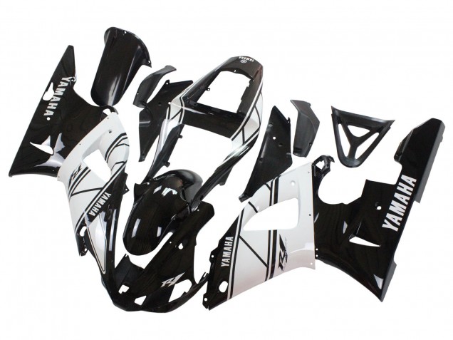 Online Blanco Negro Carenado Moto Yamaha YZF 1000 R1 2000-2001