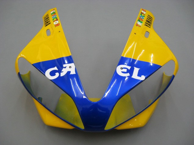Online Blanco Amarillo Azul Motul Camello Carenado Moto Yamaha YZF 1000 R1 2000-2001