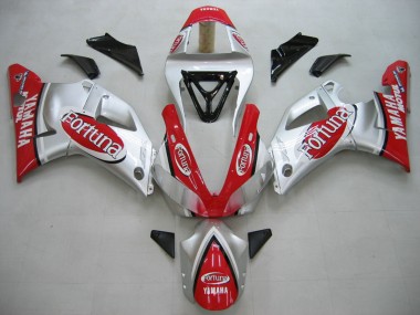 Online Plata Rojo Fortuna Motul Carenado Moto Yamaha YZF 1000 R1 2000-2001