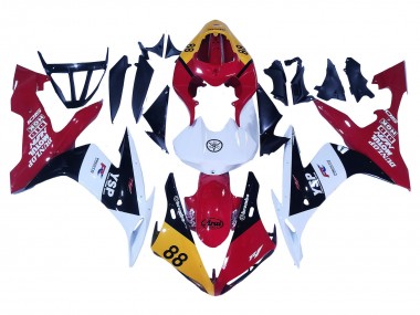 Online Amarillo Rojo Blanco Negro YSP 88 Carenado Moto Yamaha YZF 1000 R1 2004-2006