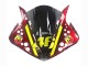Online Rojo Amarillo Negro Tiburón 46 Carenado Moto Yamaha YZF 1000 R1 2009-2011