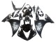 Online Negro Brillante Blanco Calcomanía Carenado Moto Yamaha YZF 1000 R1 2009-2011