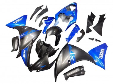 Online Azul Negro Brillante Carenado Moto Yamaha YZF 1000 R1 2012-2014