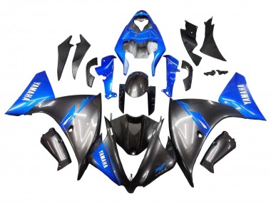 Online Azul Negro Brillante Carenado Moto Yamaha YZF 1000 R1 2012-2014