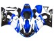 Online Blanco Azul Negro Brillante Carenado Moto Yamaha YZF 600 R6 1998-2002