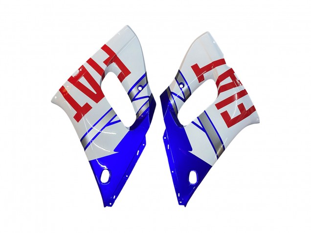 Online Blanco Azul Rojo Fiat 99 Carenado Moto Yamaha YZF 600 R6 1998-2002