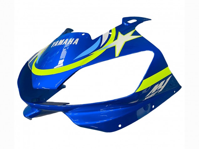 Online Blanco Azul Neon Amarillo Fiat Motul Michelin Carenado Moto Yamaha YZF 600 R6 1998-2002