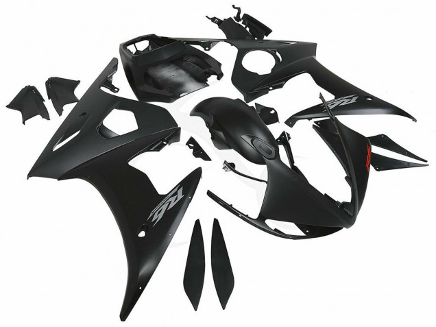 Online Negro Mate Carenado Moto Yamaha YZF R6S 2006-2009
