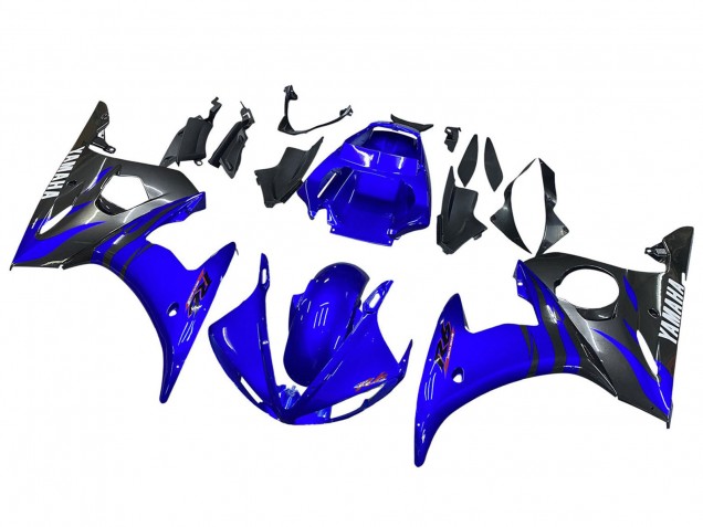 Online Azul Negro Carenado Moto Yamaha YZF R6S 2006-2009
